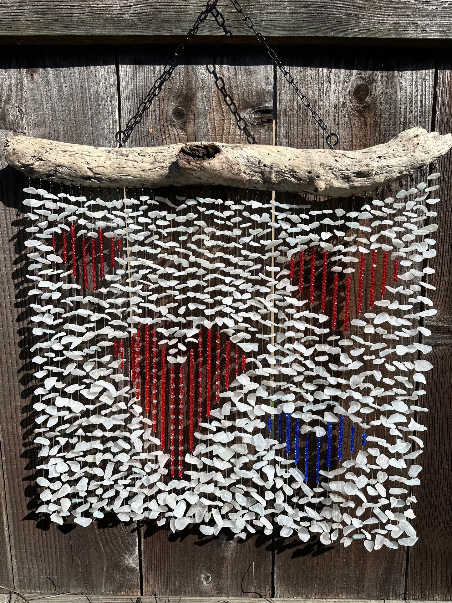 Extra Large 4 Heart Multi Strand Suncatcher
