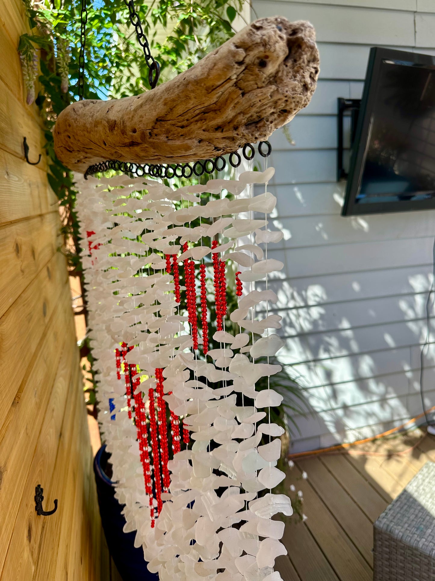 Extra Large 4 Heart Multi Strand Suncatcher
