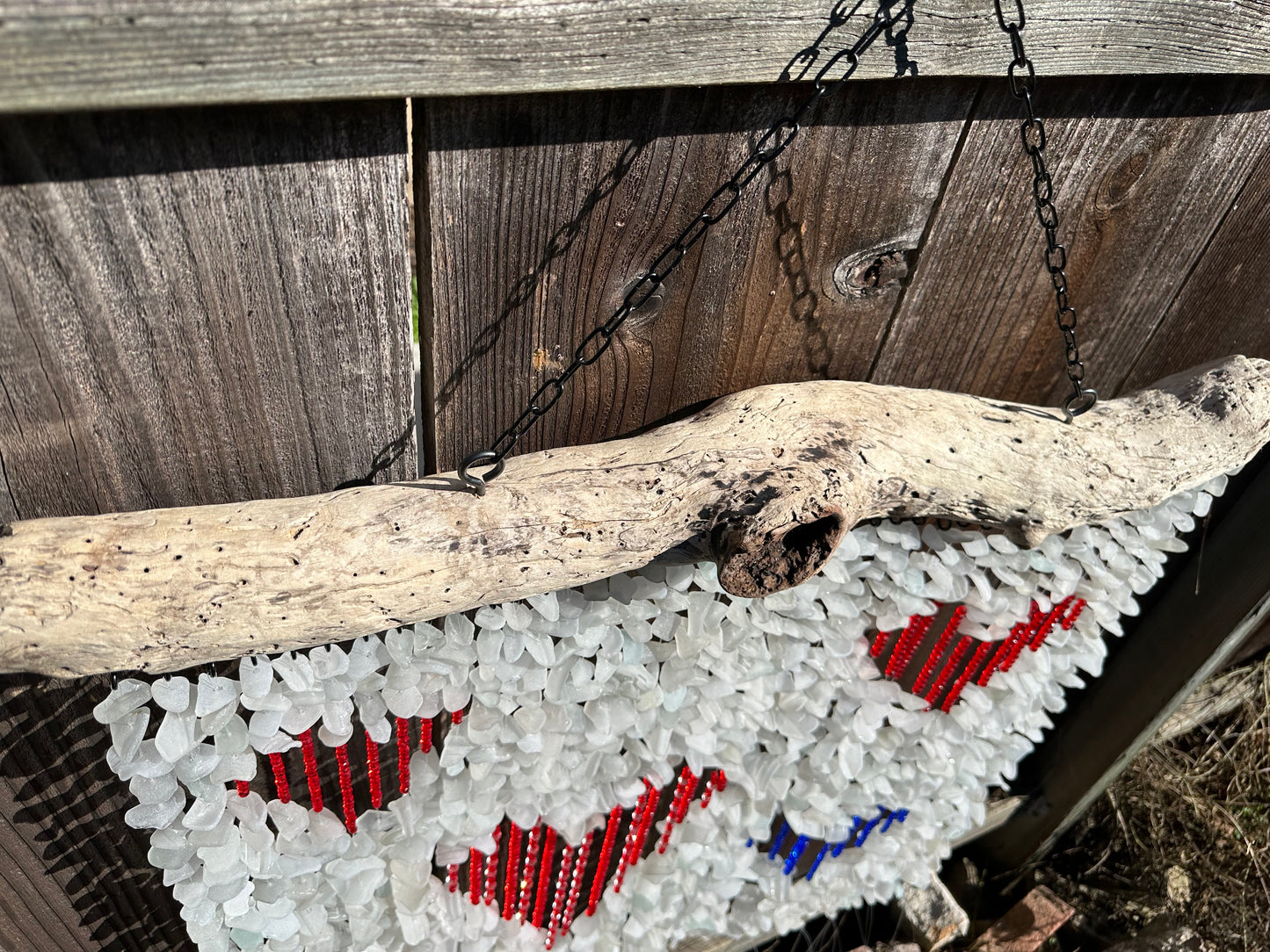 Extra Large 4 Heart Multi Strand Suncatcher