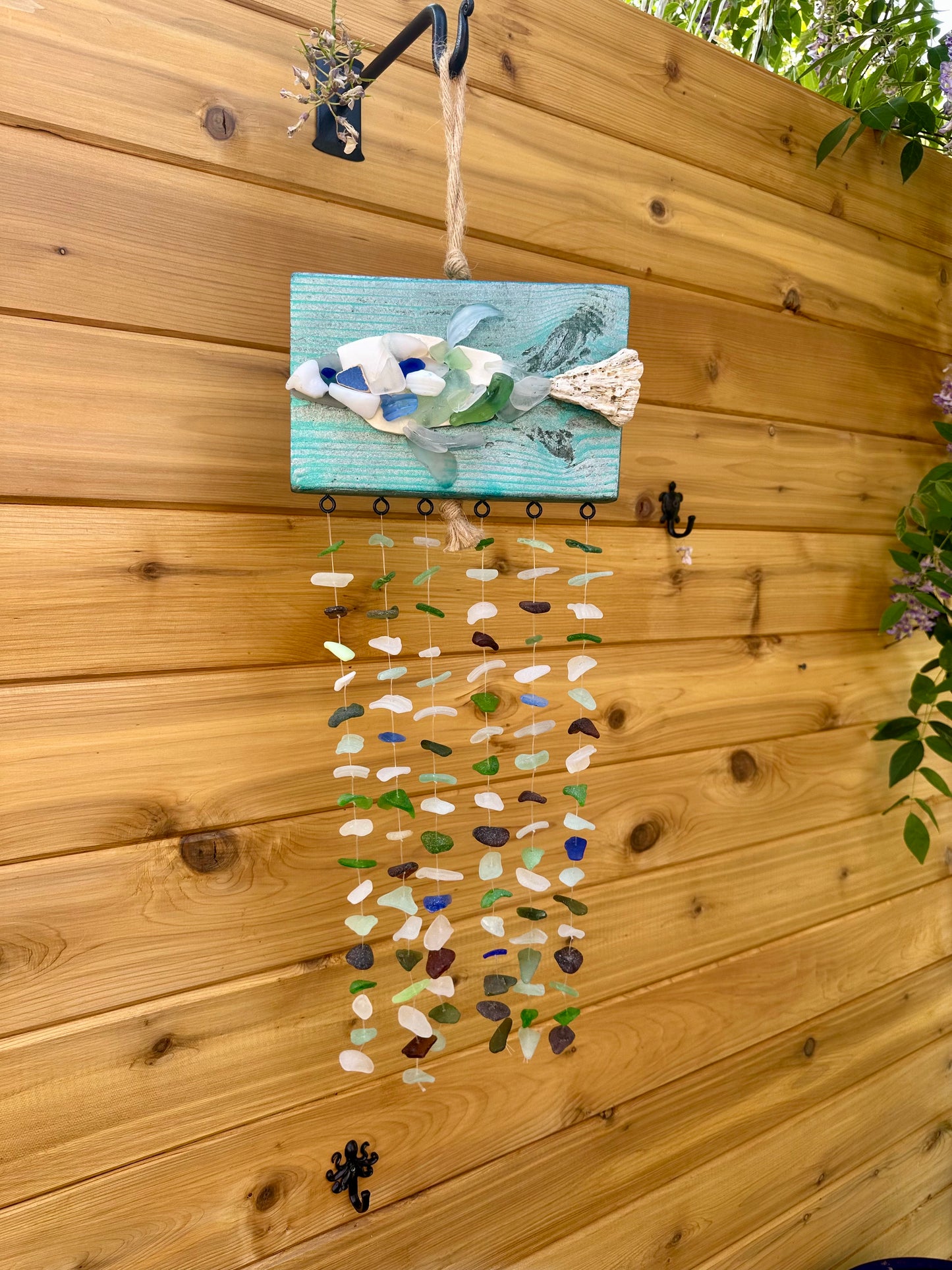 Whimsical Fish Art Suncatcher