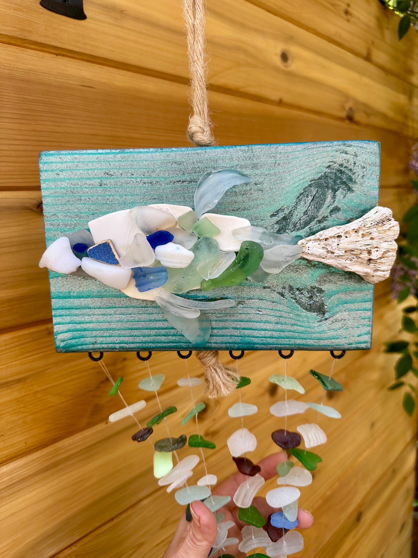 Whimsical Fish Art Suncatcher