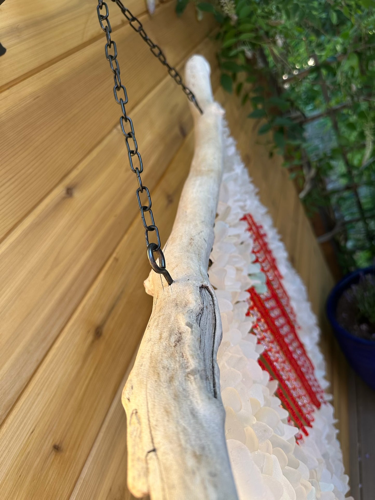 Multi Strand Red Heart Suncatcher