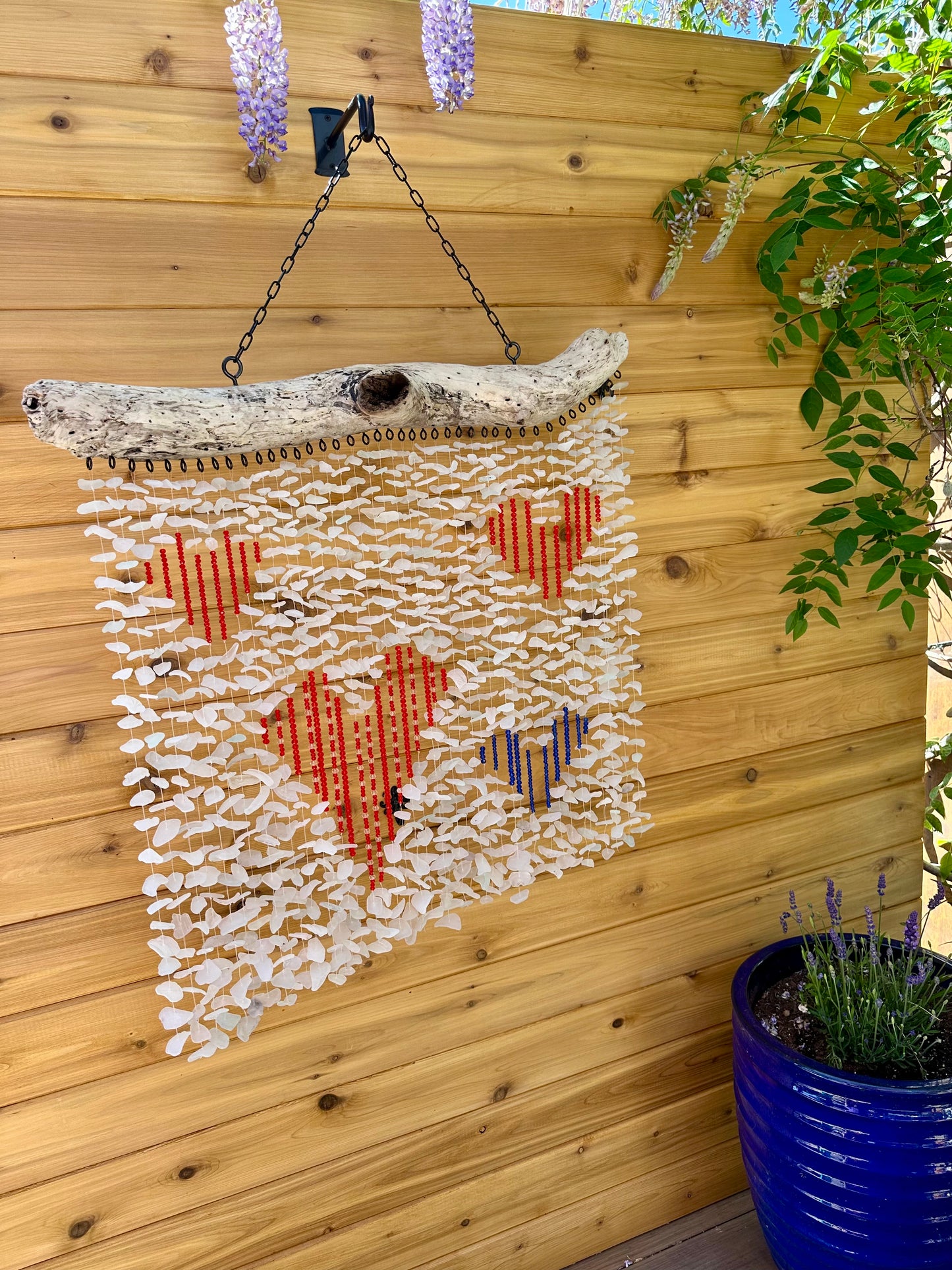 Extra Large 4 Heart Multi Strand Suncatcher