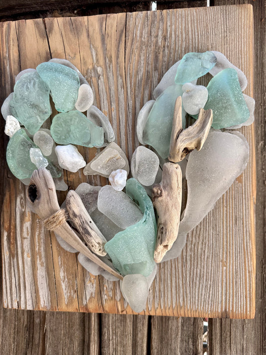 Heart on Distressed Wood