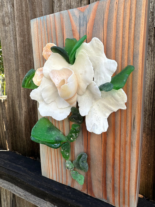 Flower with Butterfly Shells
