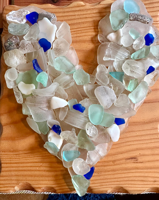 Heart on Chunky Pine