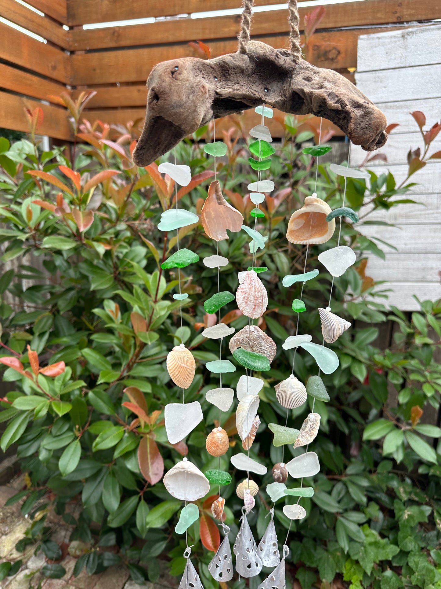 Multi Strand Suncatcher on Burlwood